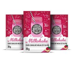 Milkshake ľadový nápoj Mantaro Cafe s príchuťou bielej čokolády a maliny