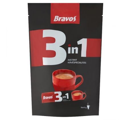 Bravos Coffee 3in1 - 10 ks