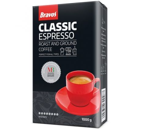 Mletá Káva Bravos Coffee Classic Espresso 1kg