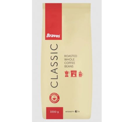 Zrnková Káva Bravos Coffee Classic 1kg